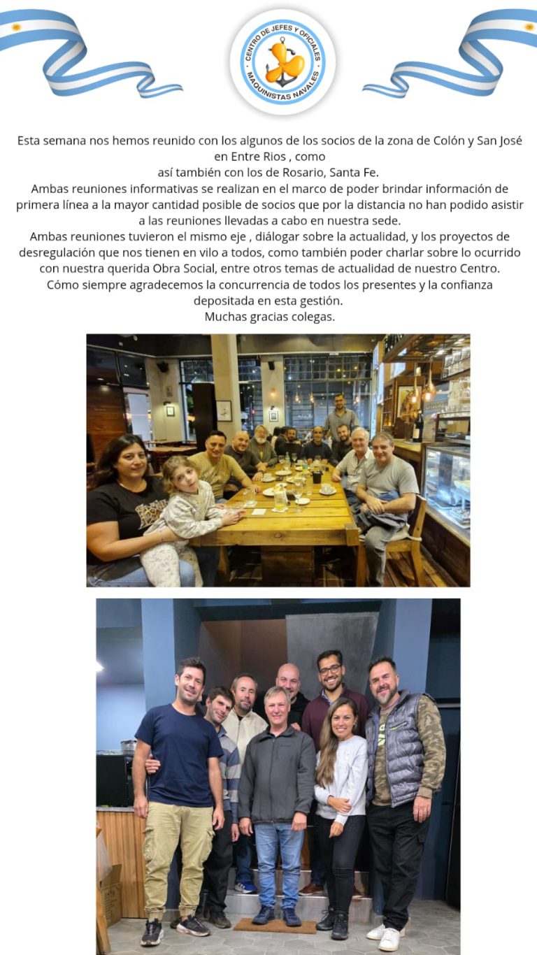 REUNION CON SOCIOS DE ROSARIO/COLON