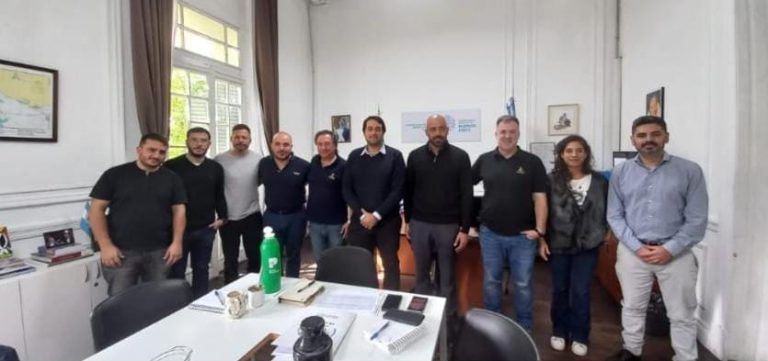 REUNIoN CON EL SUBSECRETARIO DE ASUNTOS PORTUARIOS DE LA PROV BS AS